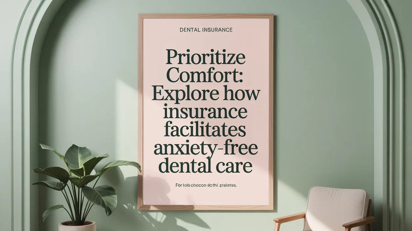 Prioritize Comfort: Explore How Insurance Facilitates Anxiety-Free Dental Care