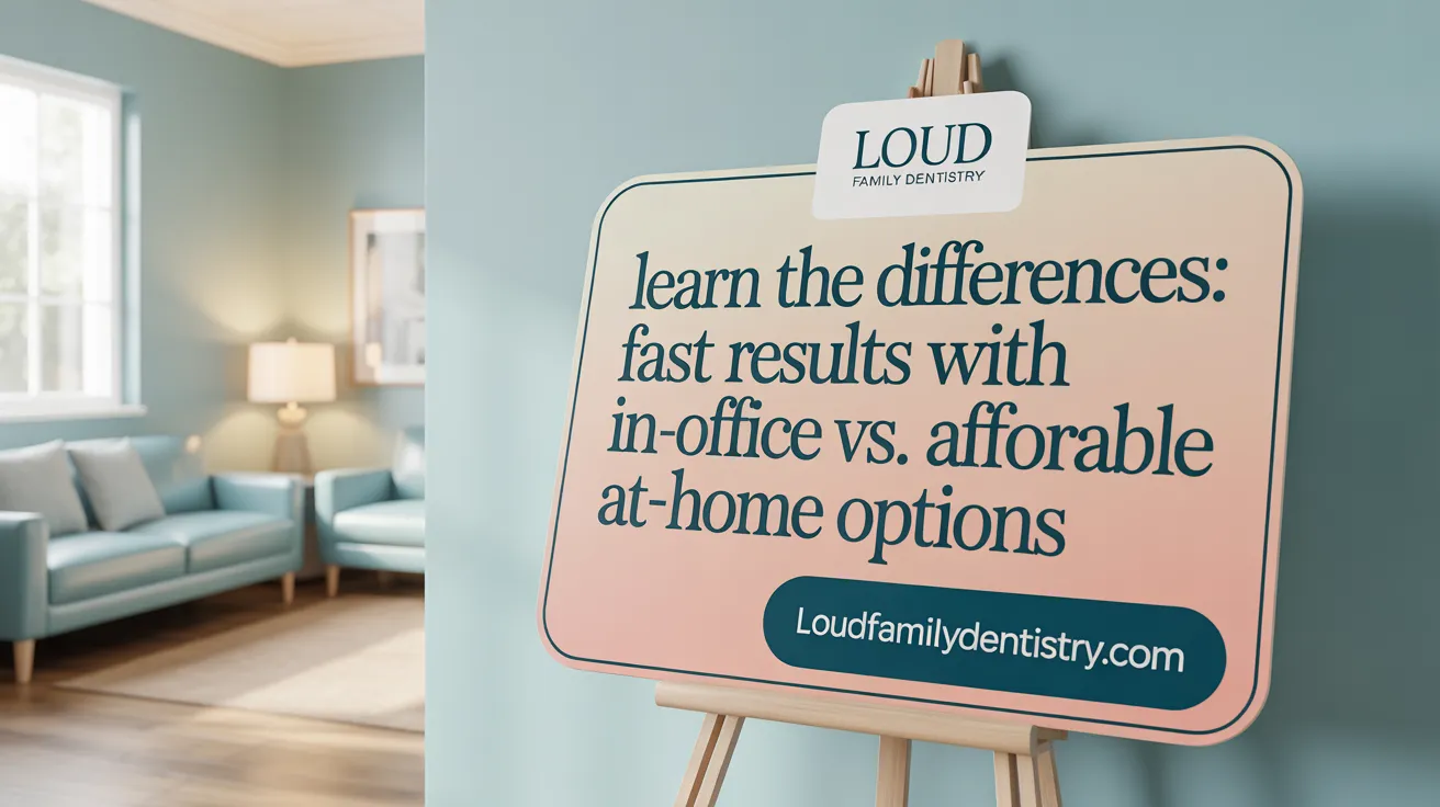 Learn the Differences: Fast Results with In-Office vs. Cost-Effective At-Home Options