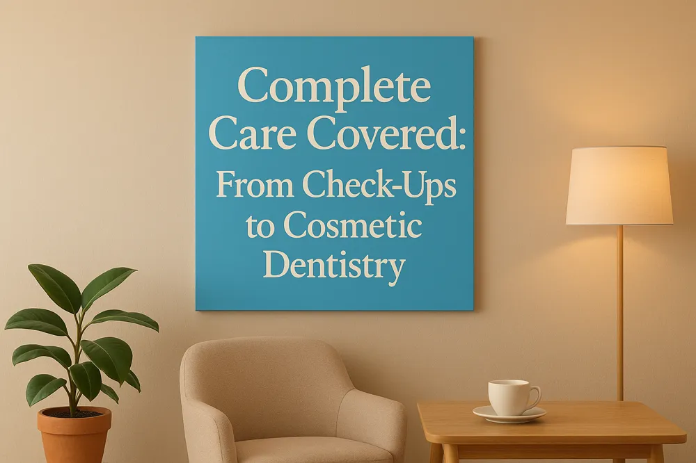 Complete Care Covered: From Check-Ups to Cosmetic Dentistry