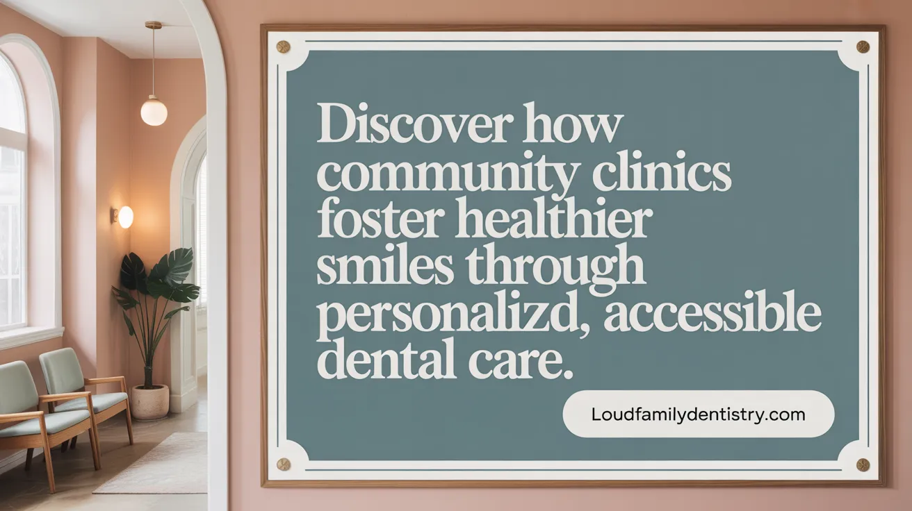Discover how community clinics foster healthier smiles through personalized, accessible dental care.