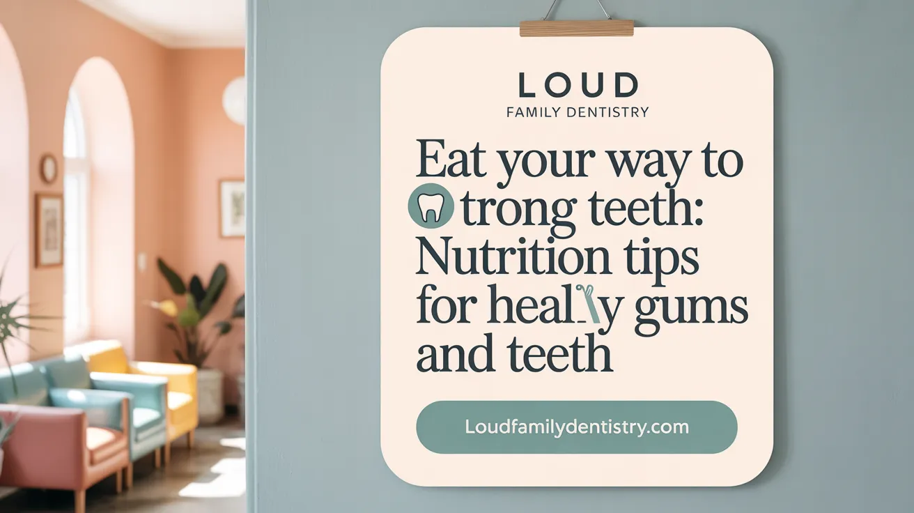 Eat Your Way to Strong Teeth: Nutrition Tips for Healthy Gums and Teeth