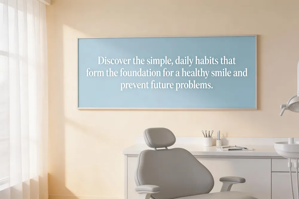 Discover the simple, daily habits that form the foundation for a healthy smile and prevent future problems.