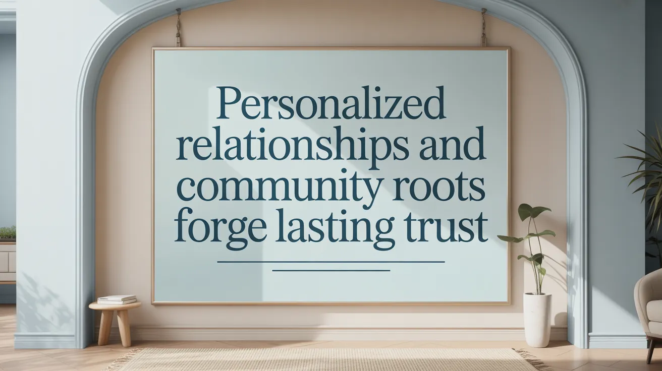 Personalized Relationships and Community Roots Forge Lasting Trust