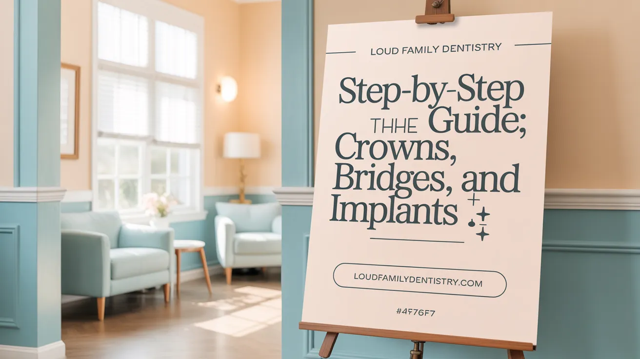 Step-by-Step Guide: Crowns, Bridges, and Implants