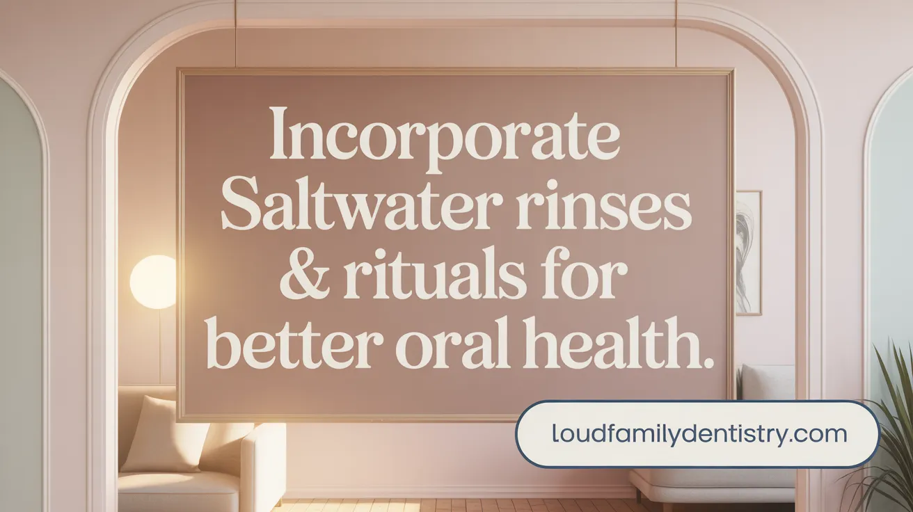 Incorporate Saltwater Rinses & Rituals for Better Oral Health