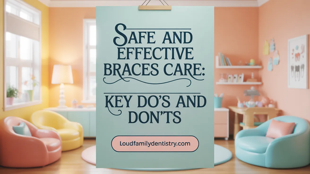 Safe and Effective Braces Care: Key Do's and Don'ts