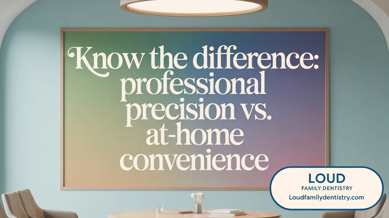 Know the Difference: Professional Precision vs. At-Home Convenience