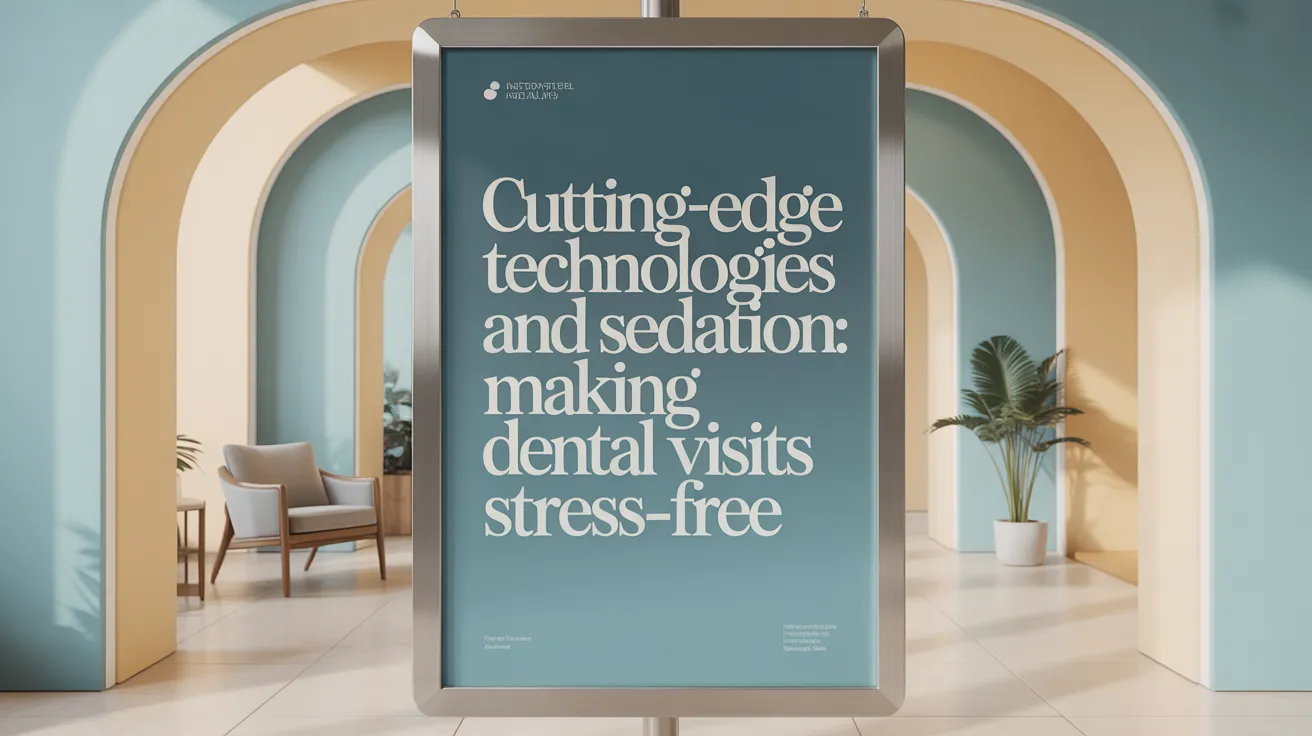 Cutting-Edge Technologies and Sedation: Making Dental Visits Stress-Free