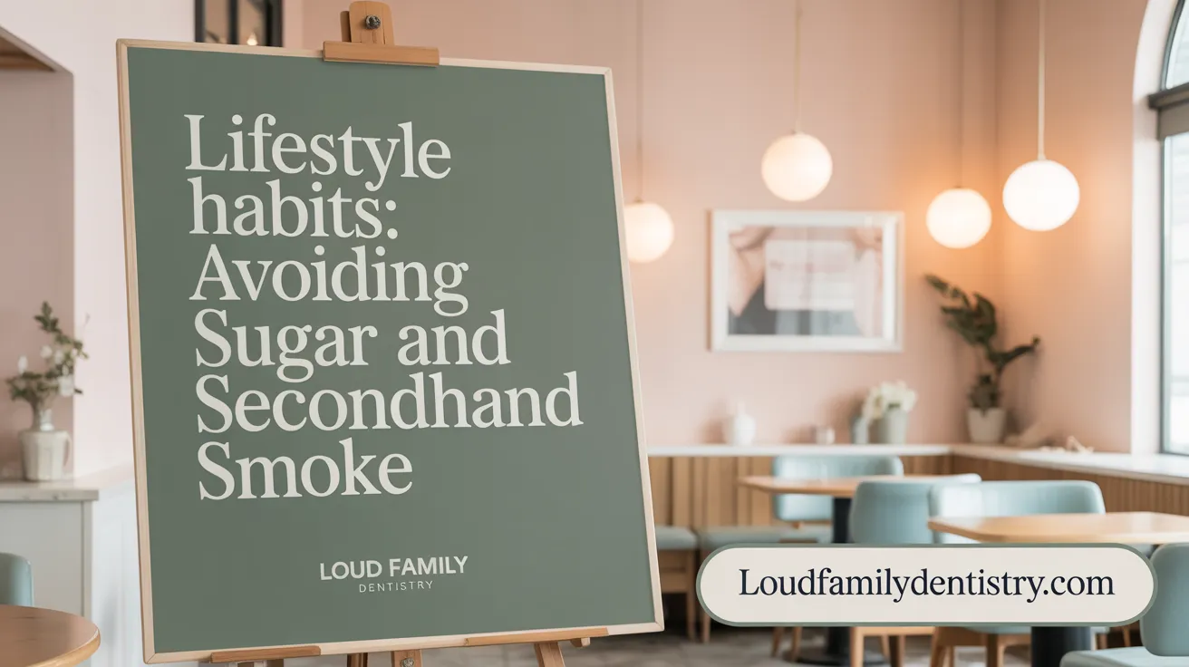 Lifestyle Habits: Avoiding Sugar and Secondhand Smoke