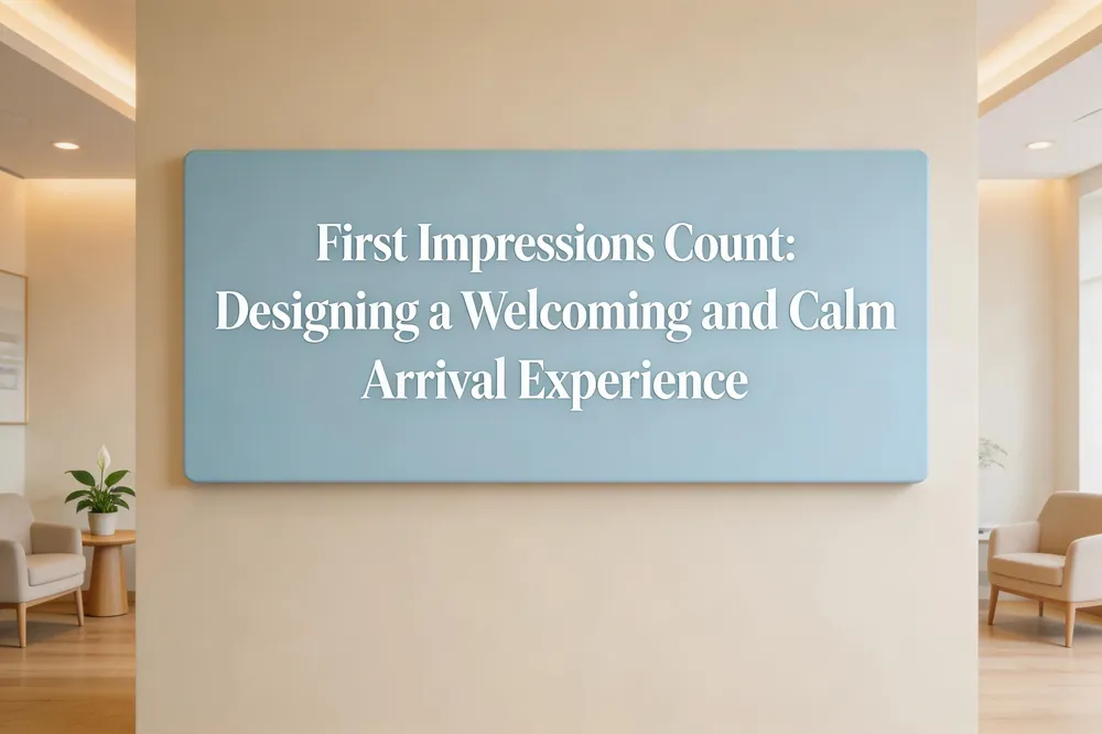 First Impressions Count: Designing a Welcoming and Calm Arrival Experience