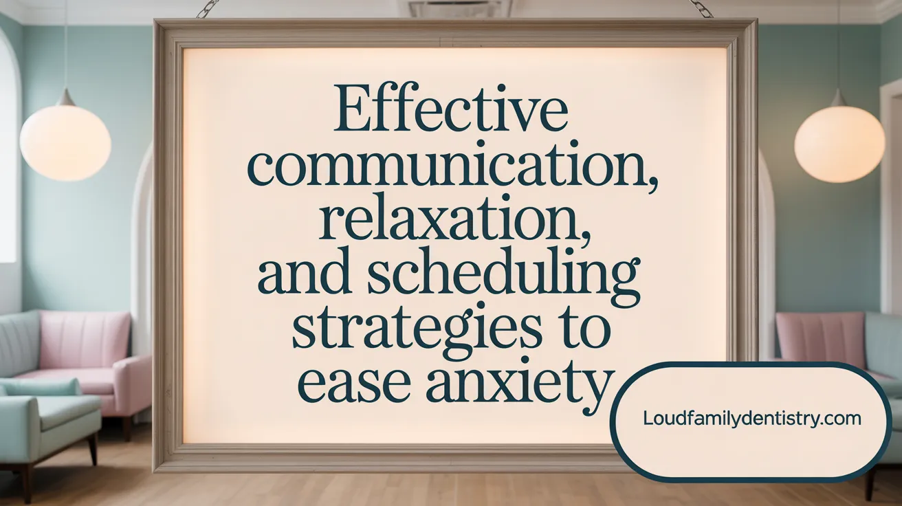 Effective Communication, Relaxation, and Scheduling Strategies to Ease Anxiety
