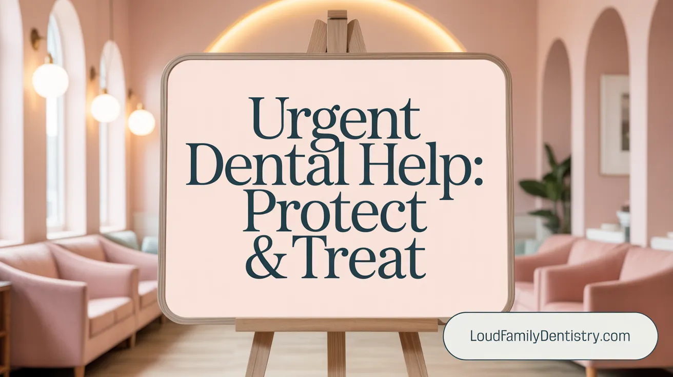 Urgent Dental Help: Protect & Treat