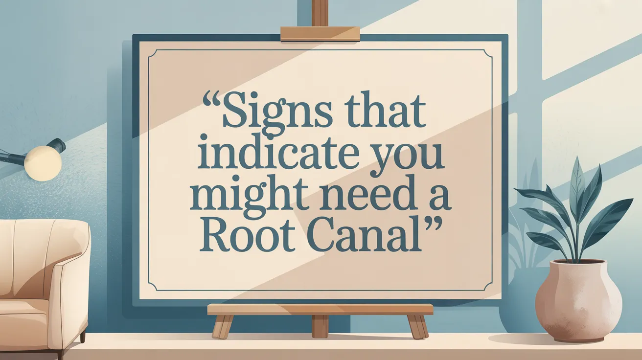 Signs That Indicate You Might Need a Root Canal