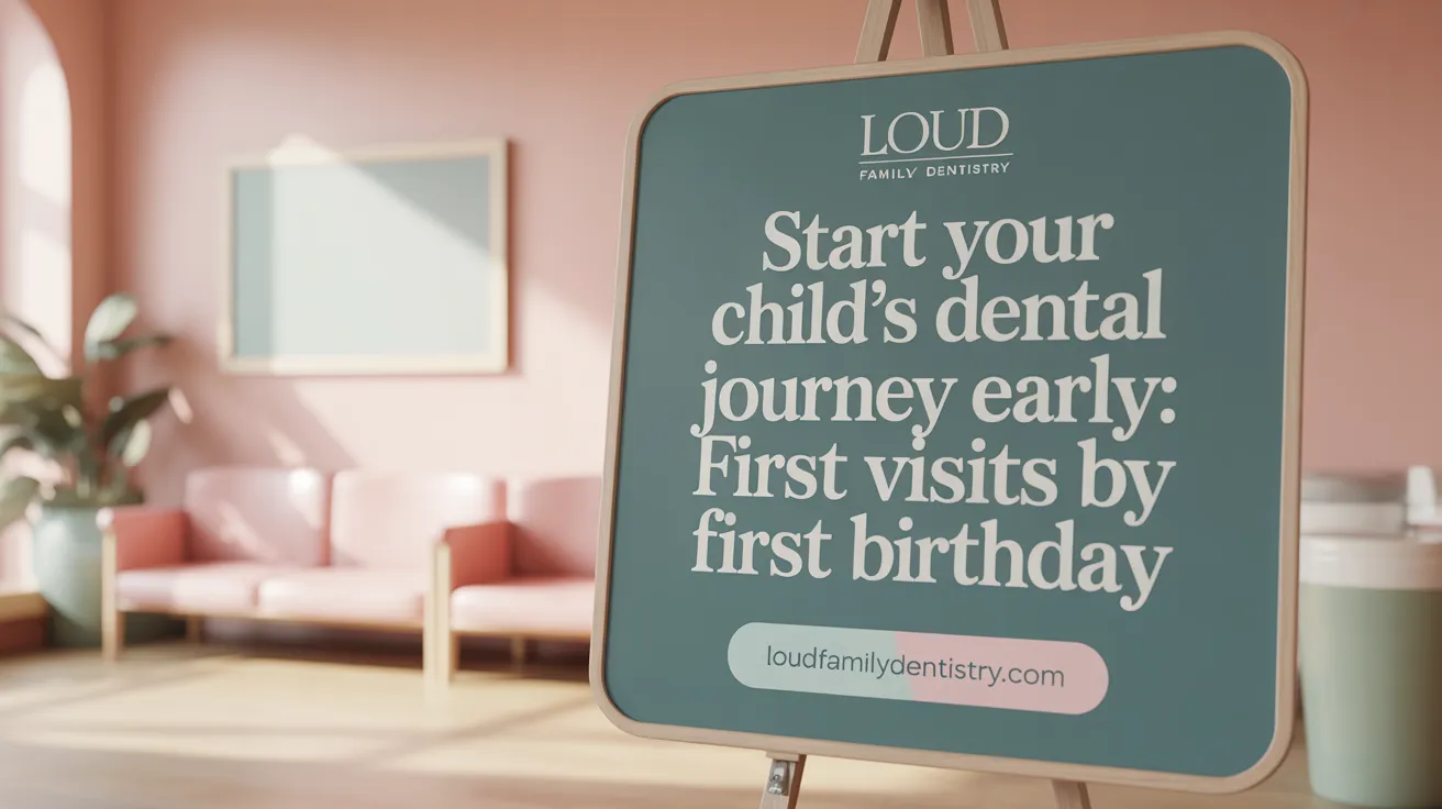 Start Your Child’s Dental Journey Early: First Visits by First Birthday