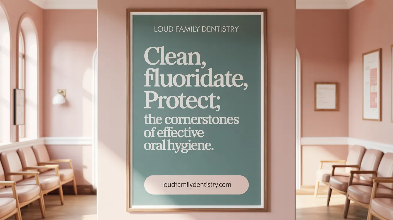 Clean, Fluoridate, Protect: The Cornerstones of Effective Oral Hygiene