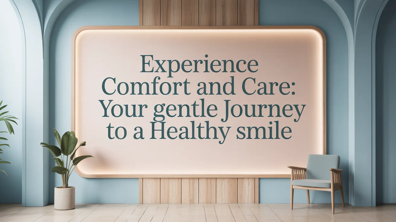 Experience Comfort and Care: Your Gentle Journey to a Healthy Smile