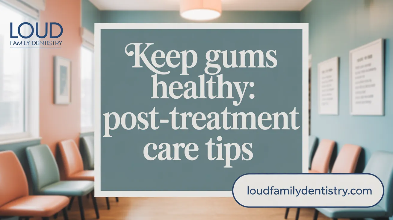 Keep Gums Healthy: Post-Treatment Care Tips