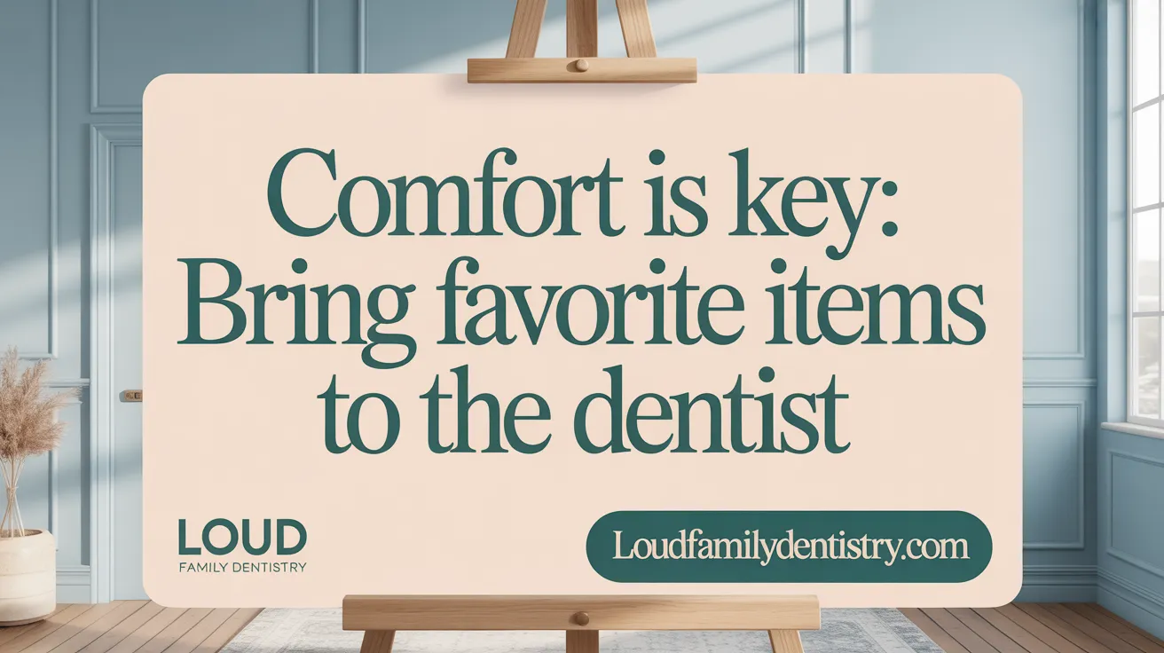 Comfort is Key: Bring Favorite Items to the Dentist