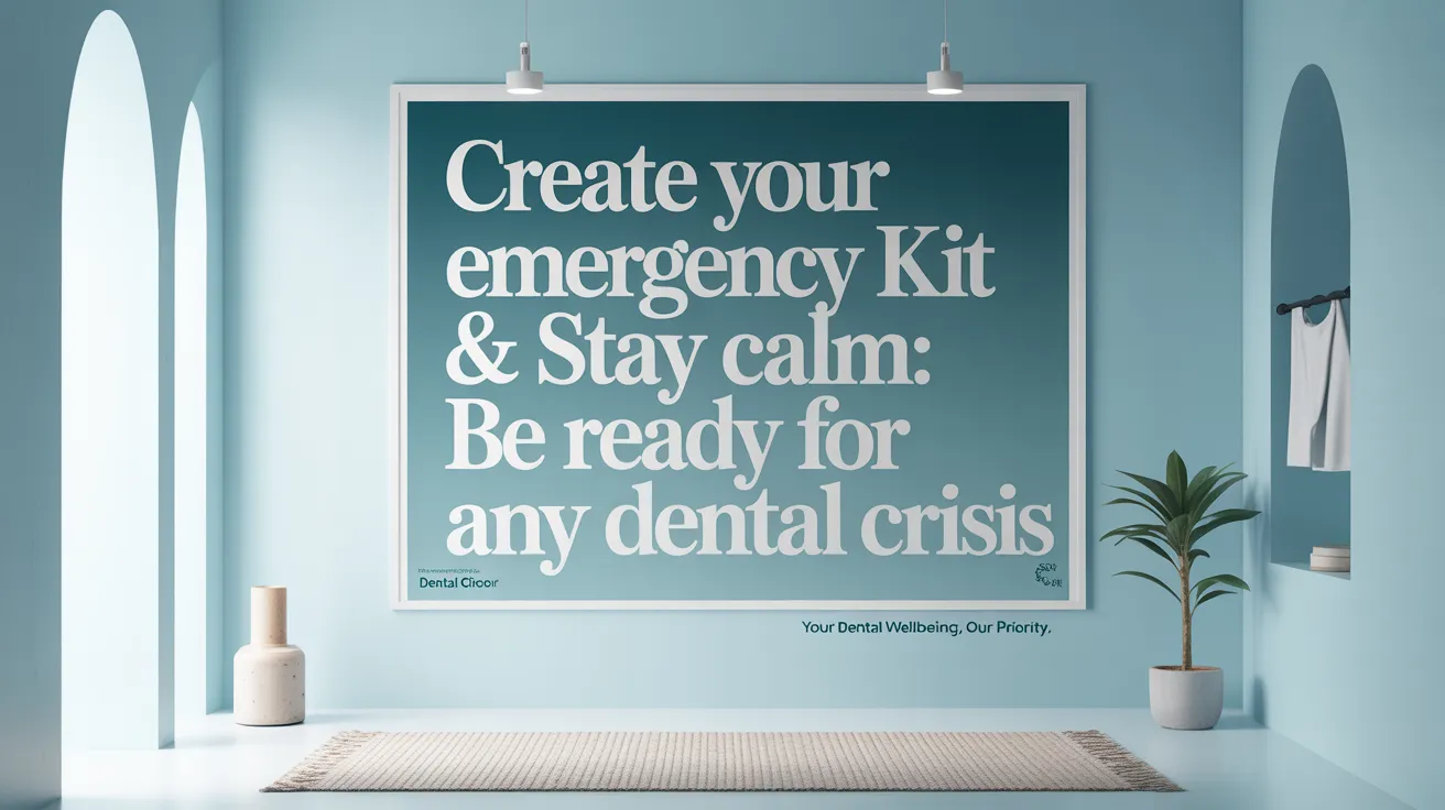 Create Your Emergency Kit & Stay Calm: Be Ready for Any Dental Crisis