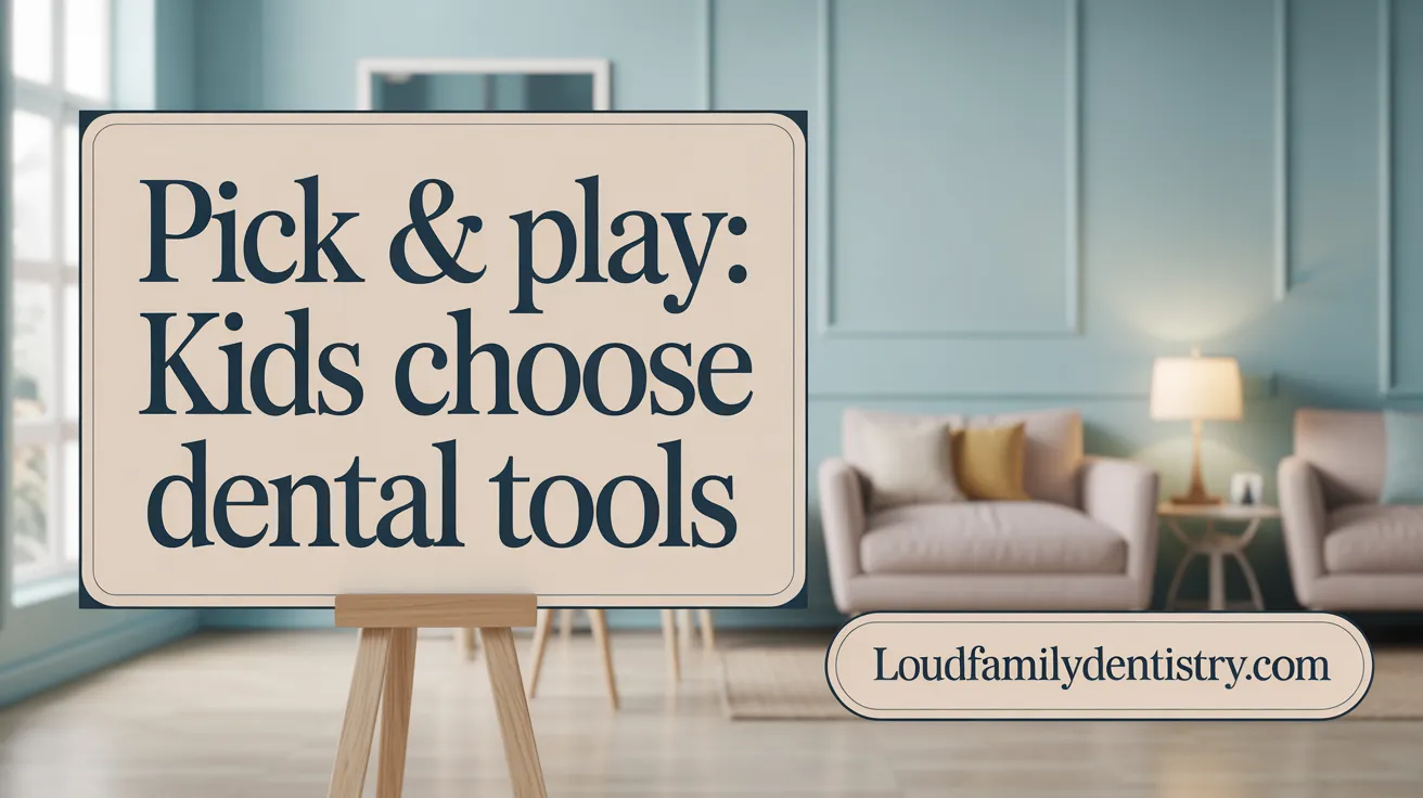 Pick & Play: Kids Choose Dental Tools