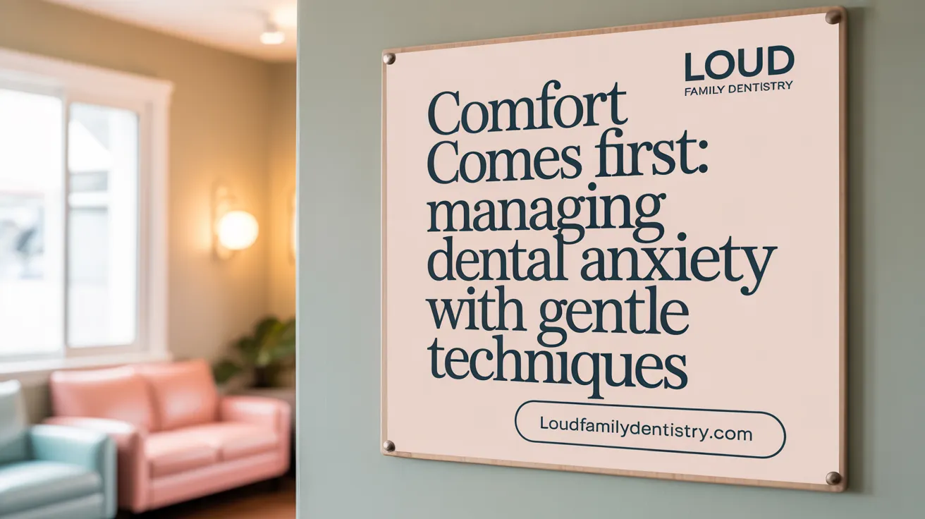 Comfort Comes First: Managing Dental Anxiety with Gentle Techniques