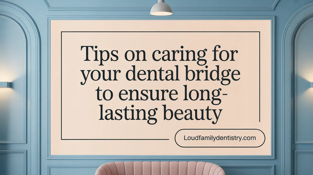 Tips on Caring for Your Dental Bridge to Ensure Long-lasting Beauty