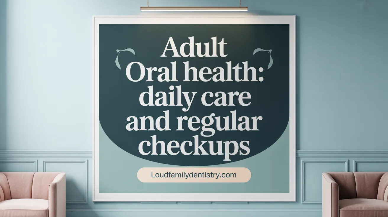 Adult Oral Health: Daily Care and Regular Checkups