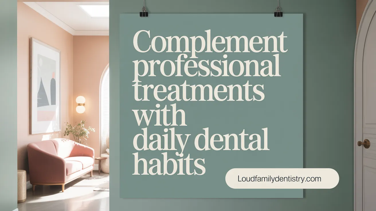 Complement Professional Treatments with Daily Dental Habits