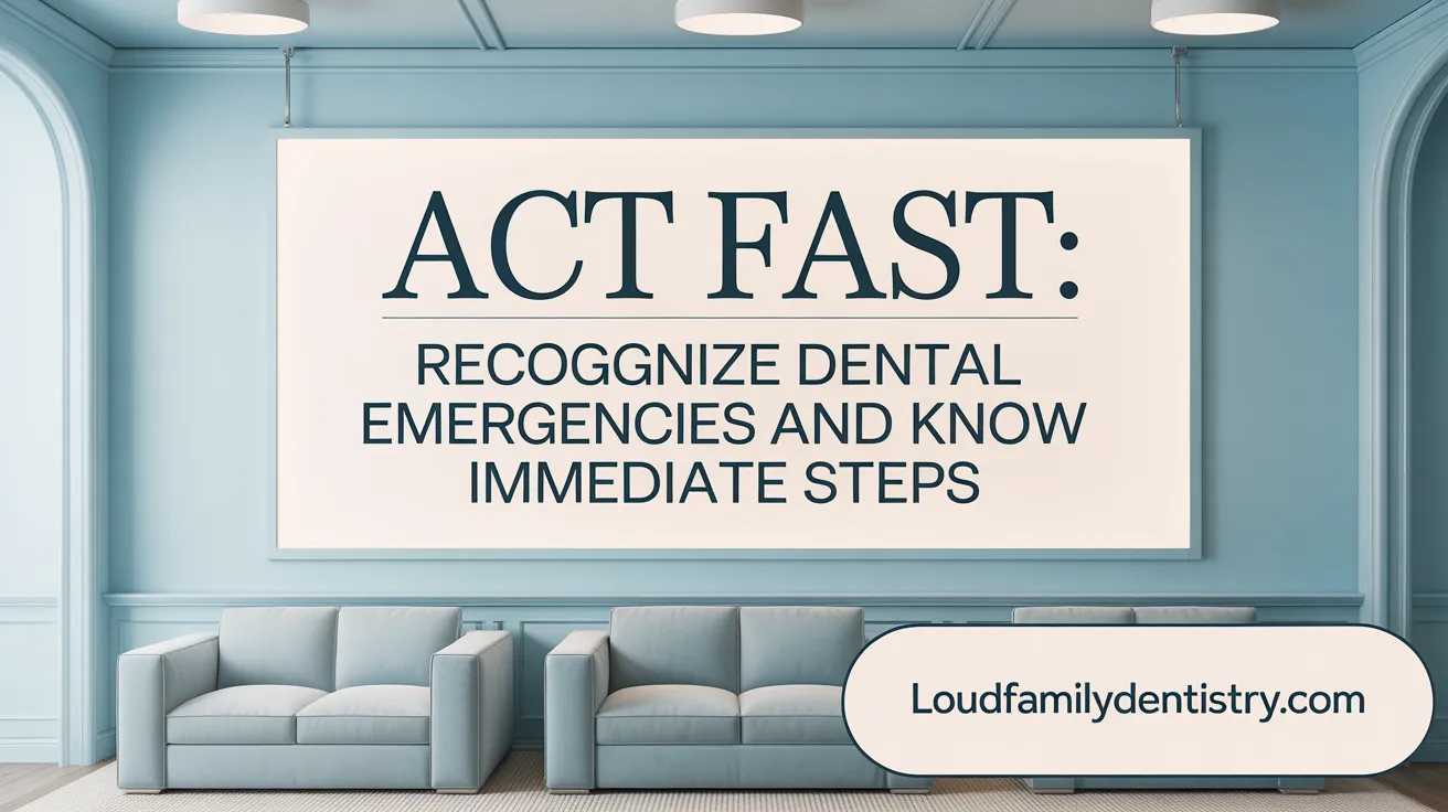 Act Fast: Recognize Dental Emergencies and Know Immediate Steps