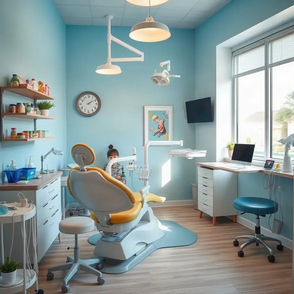 At a baby’s first dental visit, the dentist checks oral development and shares guidance on brushing, feeding, and comfort.