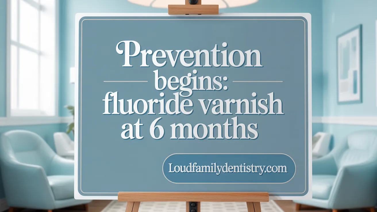 Prevention Begins: Fluoride Varnish at 6 Months