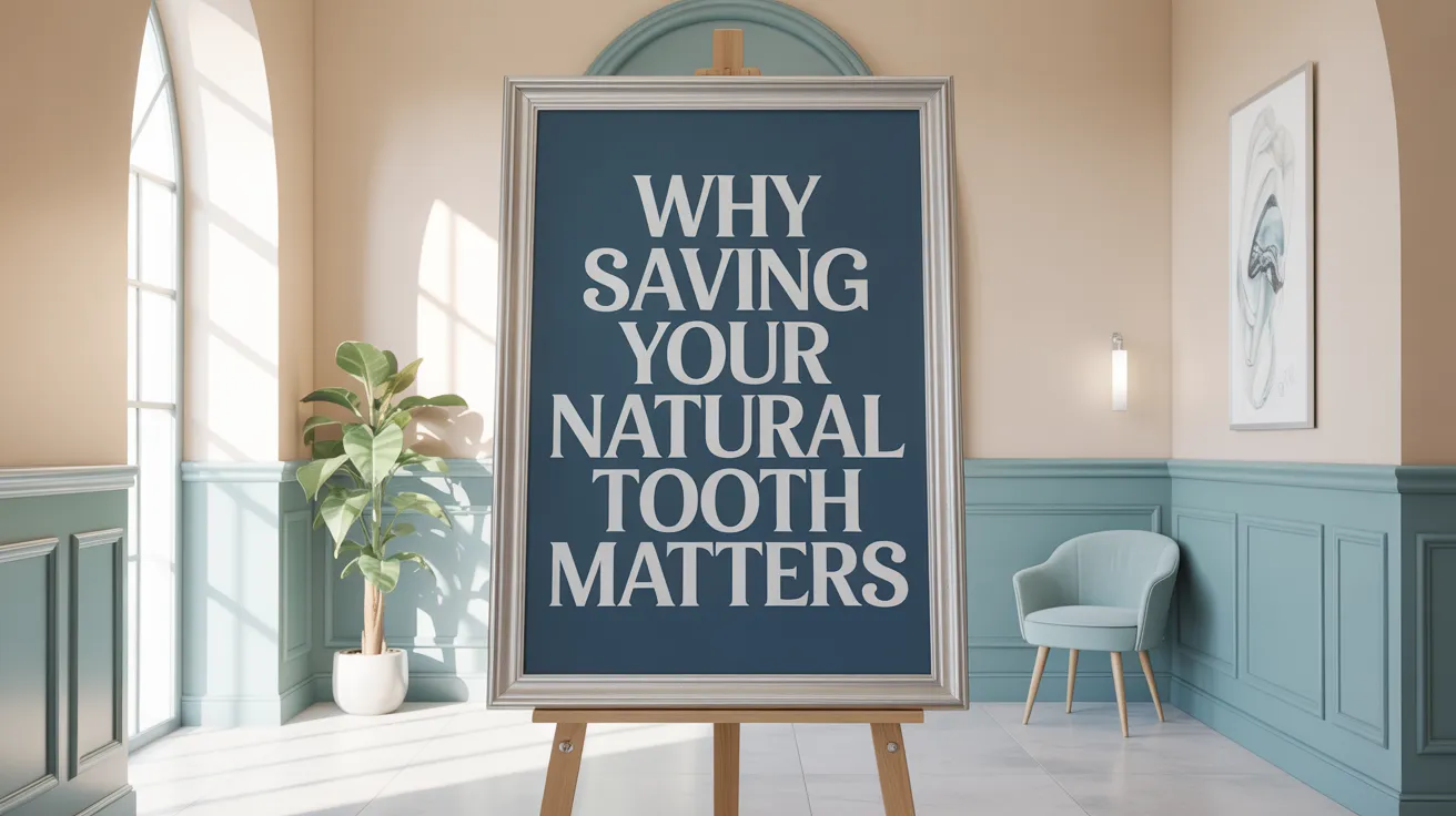 Why Saving Your Natural Tooth Matters
