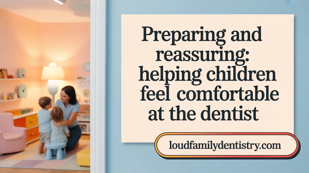 Prepare and Reassure: Helping Children Feel Comfortable at the Dentist