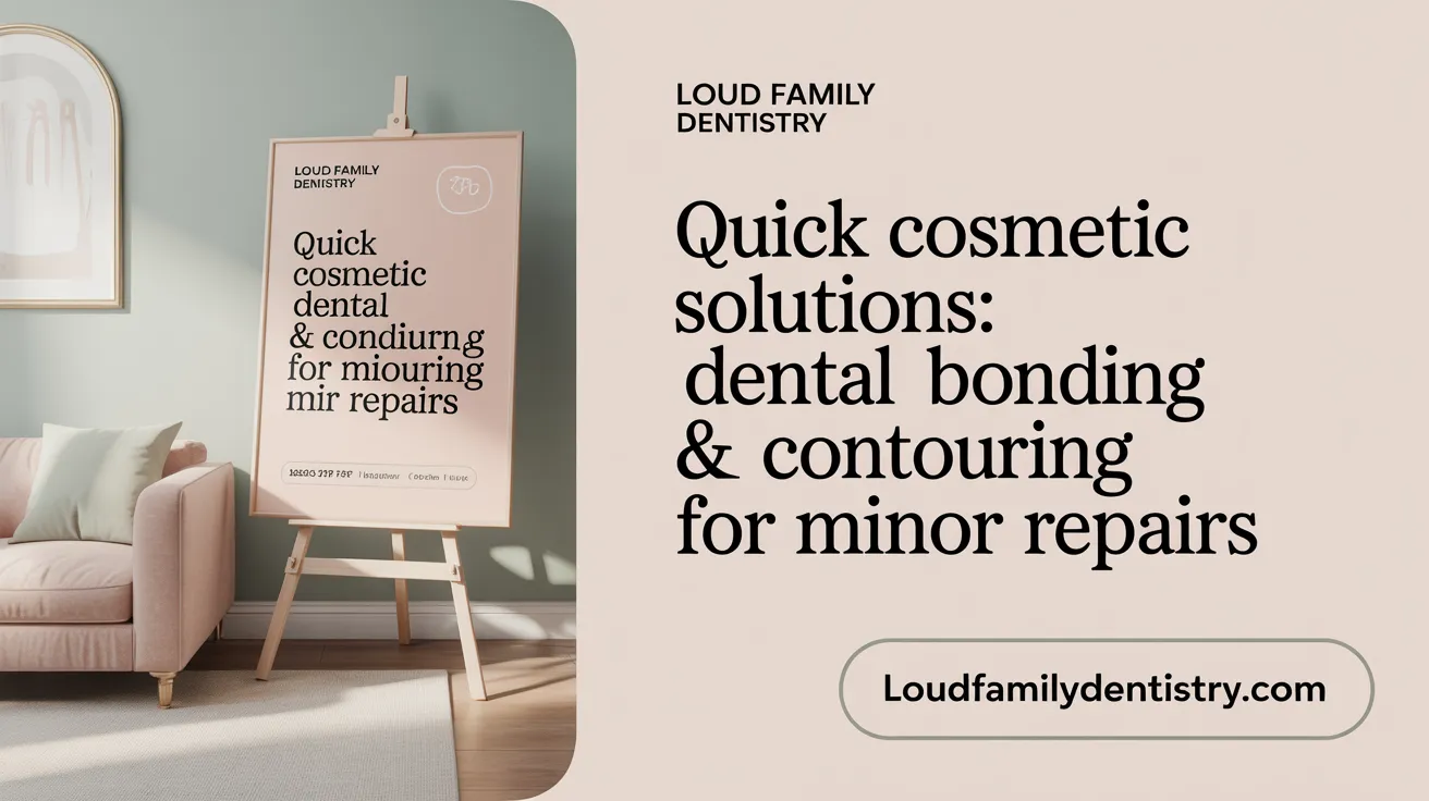 Quick Cosmetic Solutions: Dental Bonding & Contouring for Minor Repairs