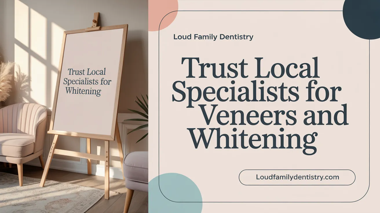 Trust Local Specialists for Veneers and Whitening