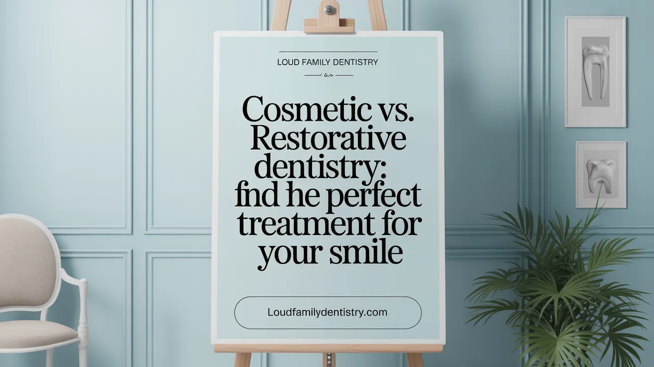 Cosmetic vs. Restorative Dentistry: Find the Perfect Treatment for Your Smile