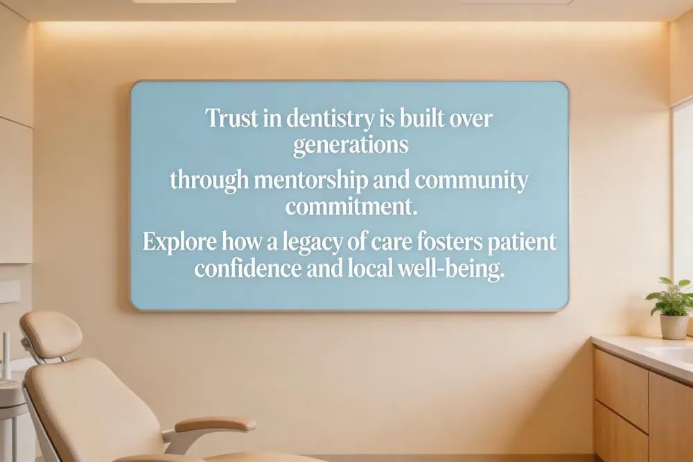 Trust in dentistry is built over generations through mentorship and community commitment. Explore how a legacy of care fosters patient confidence and local well-being.