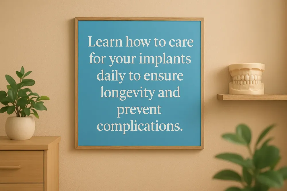 Learn how to care for your implants daily to ensure longevity and prevent complications.