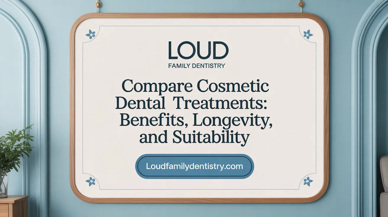 Compare Cosmetic Dental Treatments: Benefits, Longevity, and Suitability