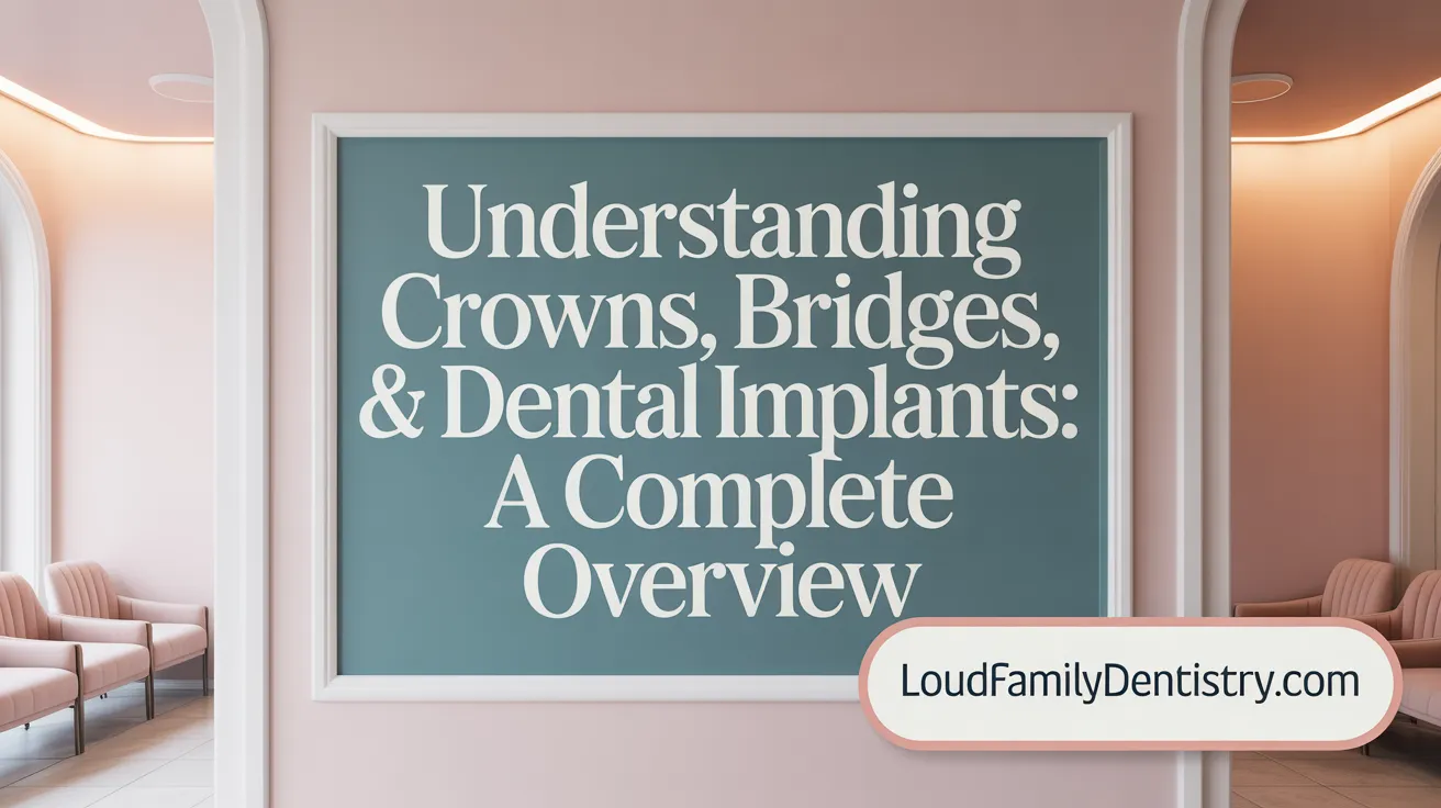 Understanding Crowns, Bridges, & Dental Implants: A Complete Overview