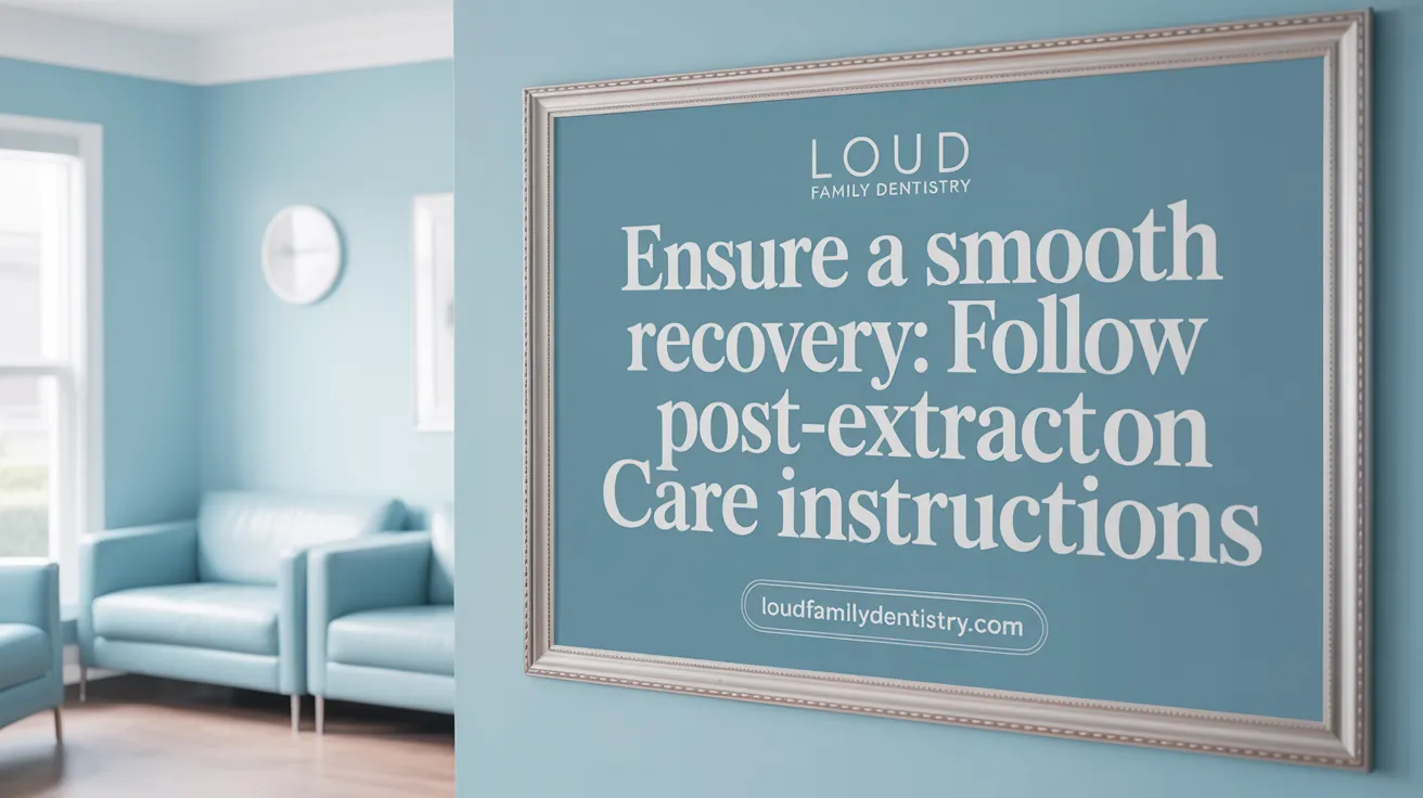 Ensure a Smooth Recovery: Follow Post-Extraction Care Instructions
