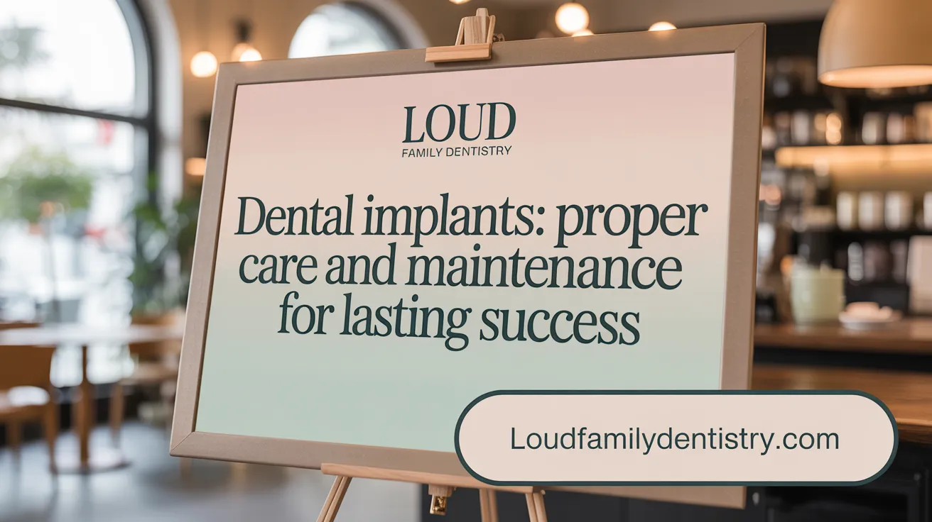 Dental Implants: Proper Care and Maintenance for Lasting Success