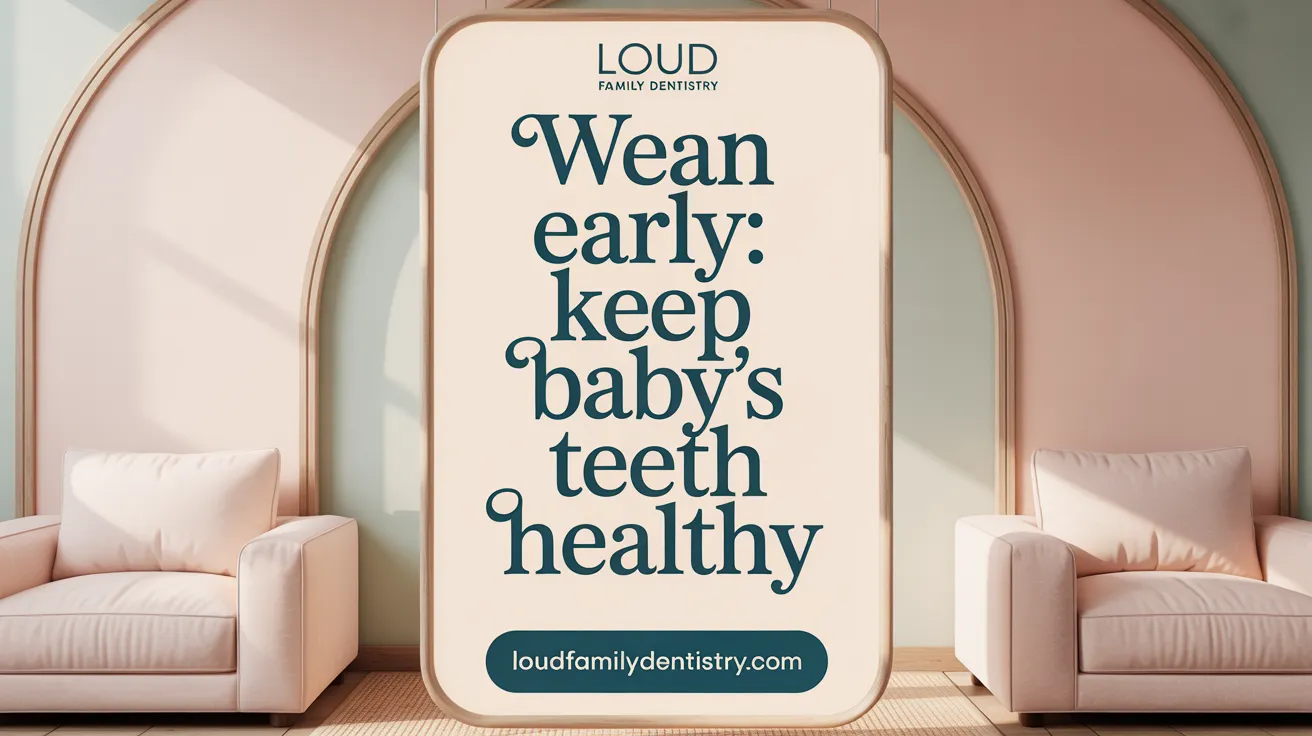 Wean Early: Keep Baby’s Teeth Healthy