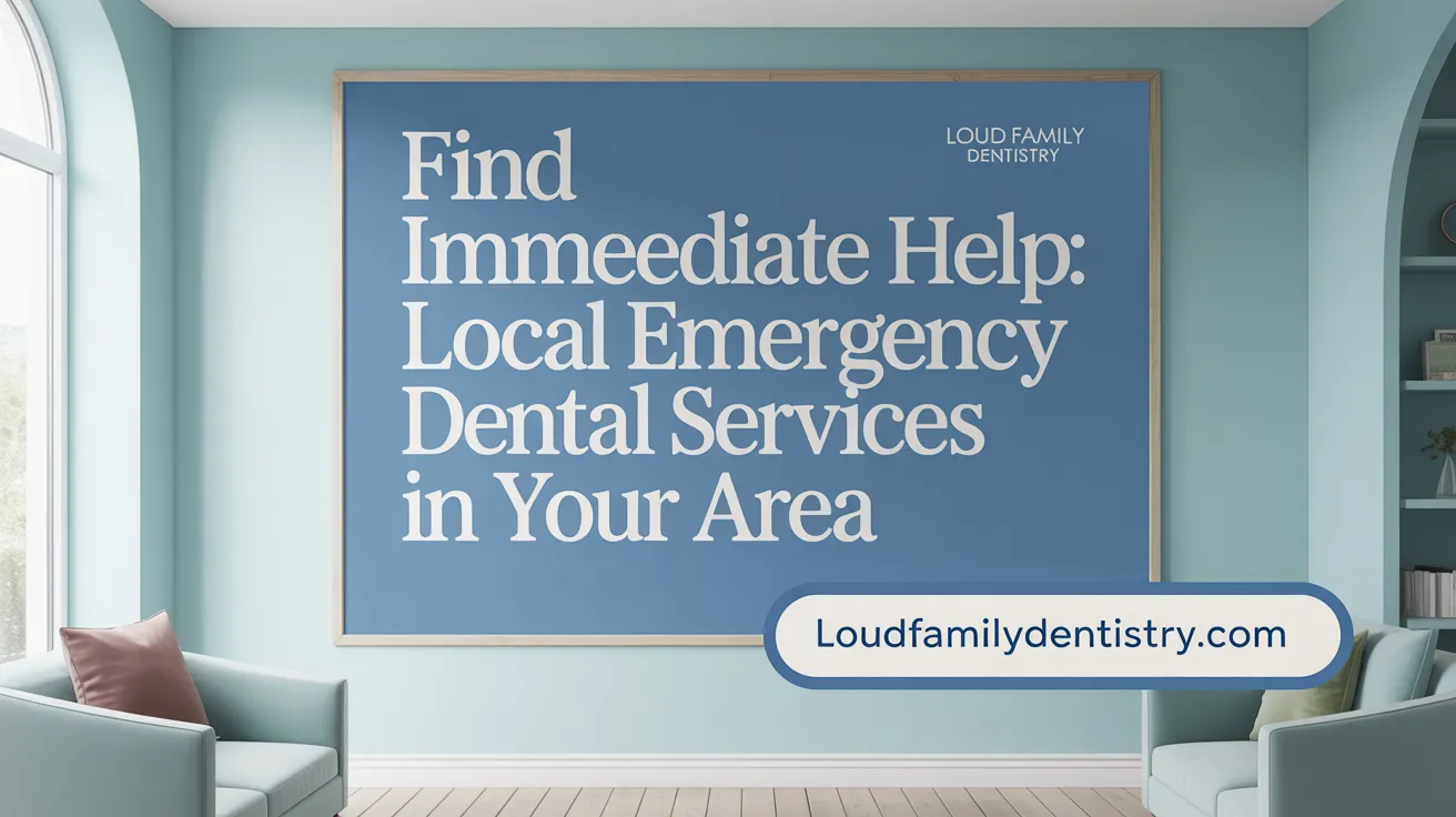 Find Immediate Help: Local Emergency Dental Services in Your Area