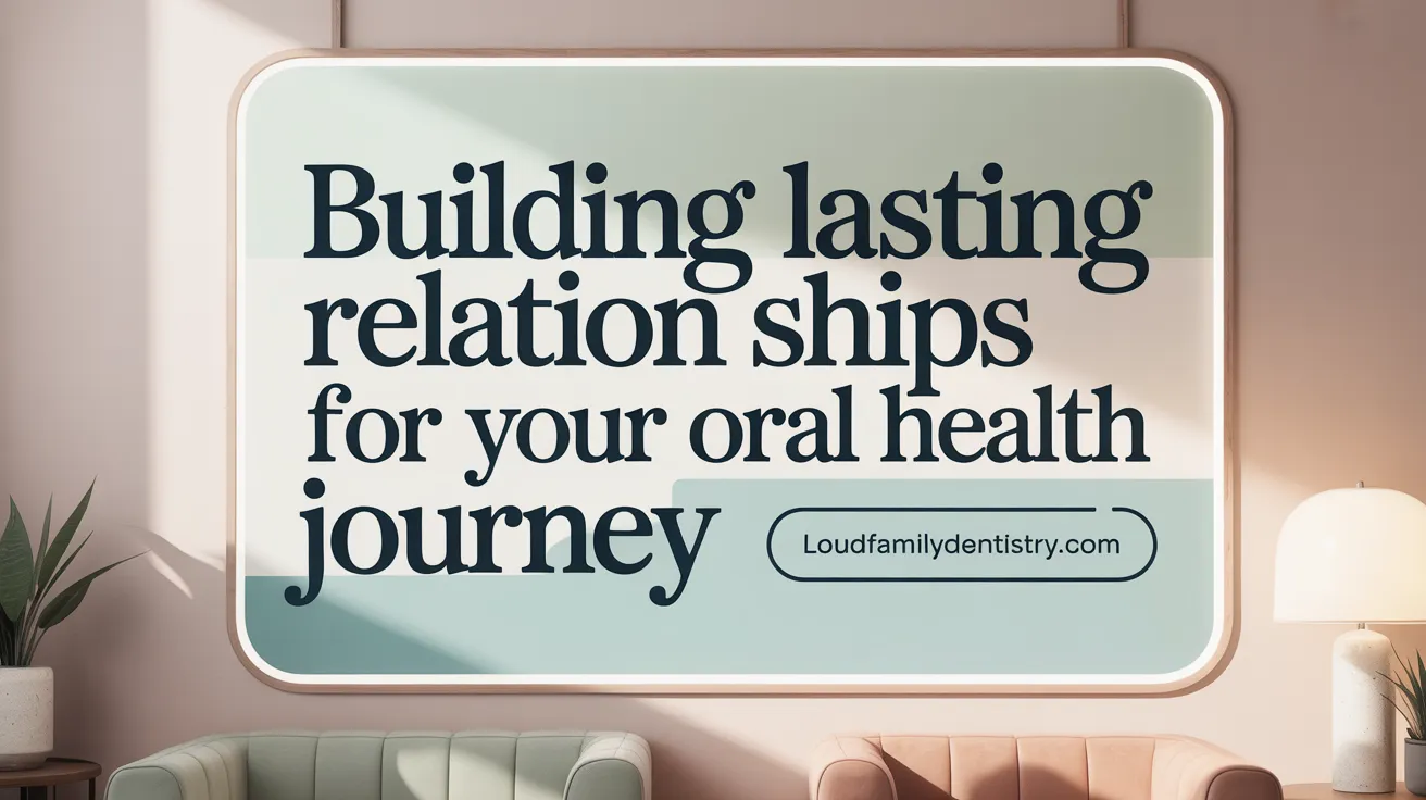 Building Lasting Relationships for Your Oral Health Journey