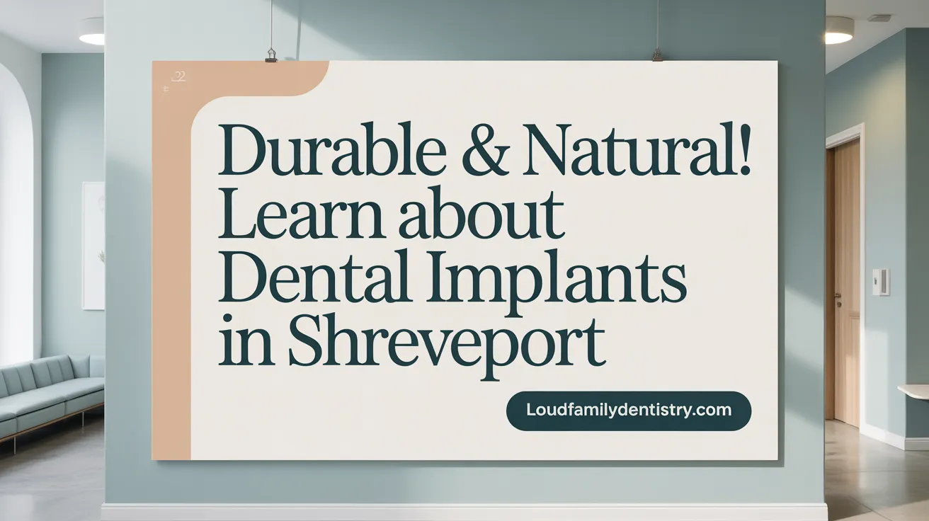 Durable & Natural! Learn About Dental Implants in Shreveport