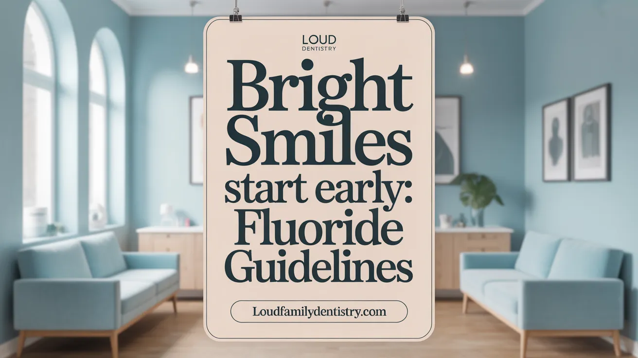 Bright Smiles Start Early: Fluoride Guidelines