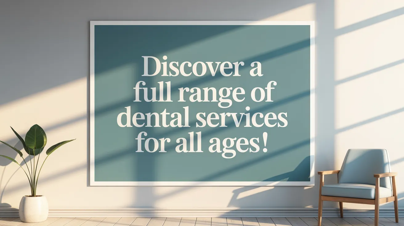 Discover a Full Range of Dental Services for All Ages!