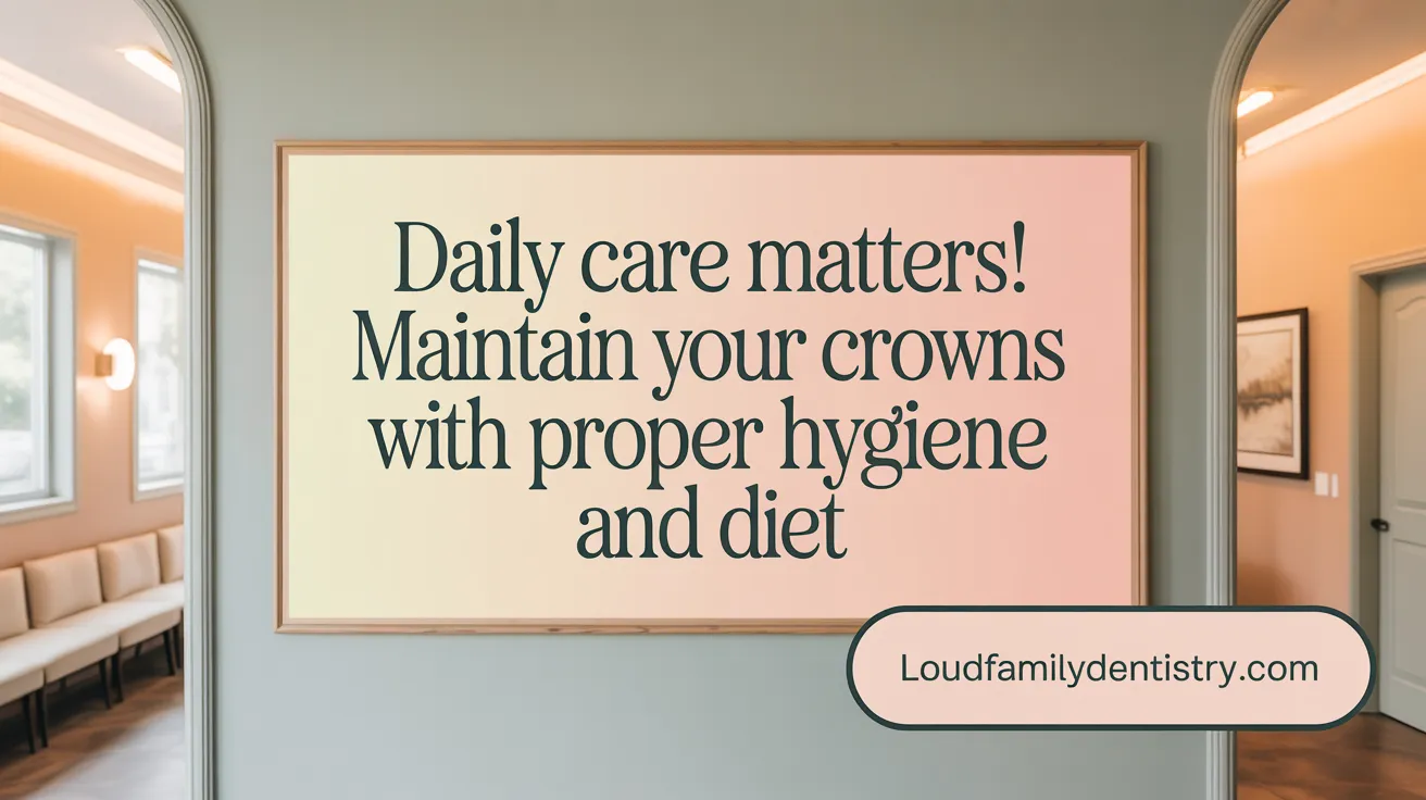 Daily Care Matters! Maintain Your Crowns with Proper Hygiene and Diet