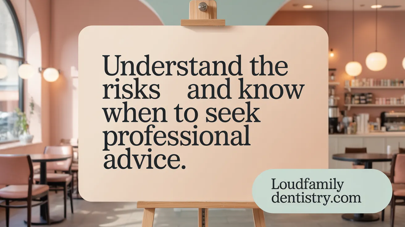 Understand the Risks and Know When to Seek Professional Advice.